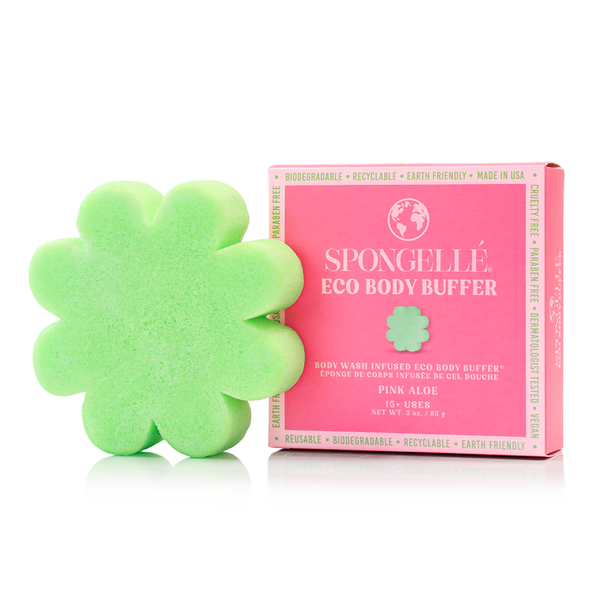 Spongelle Pink Aloe | Eco Body Buffer