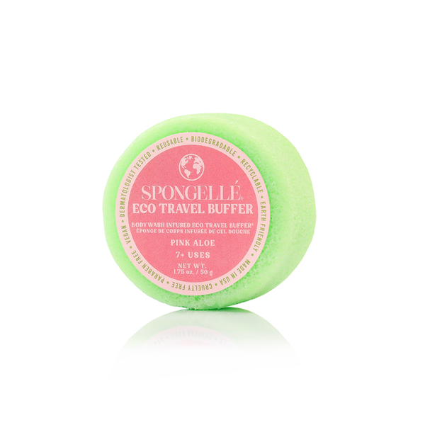 Spongelle Pink Aloe | Eco Travel Buffer
