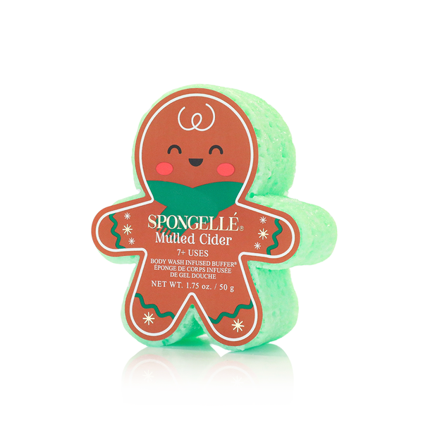 Holiday Gingerbread Body Wash Infused Buffer in Mulled Cider